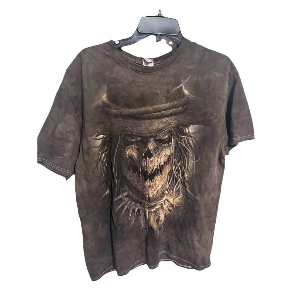 Vintage The Mountain Shirt James Ryman 2013 Mens Large Scarecrow Halloween Rare